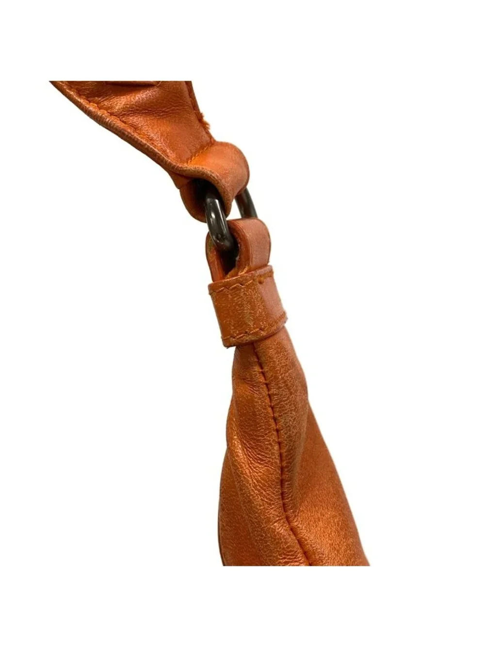 Bottega Veneta Tote Midi Amcampana Orange Leather